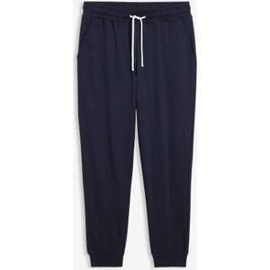 Joggingbroek met geribde boorden aan de onderrand