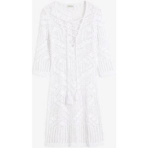 Strandjurk van lichte knitwear