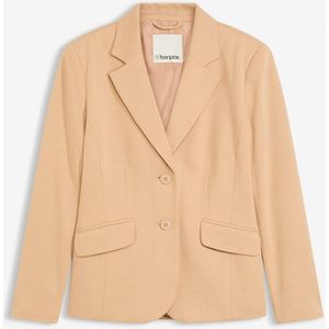 Getailleerde blazer van katoen-jersey