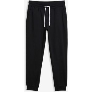 Joggingbroek met geribde boorden aan de onderrand