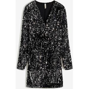 Paillettenjurk van zacht fluweel