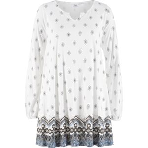 Extra wijde shirt tuniek in een viscosemix