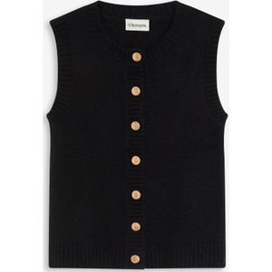 Fijngebreide bodywarmer