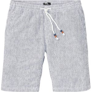 Bermuda met linnen, regular fit