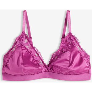 Bralette van glanzend materiaal