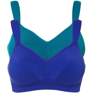 Bh zonder beugels met biologisch katoen (set van 2)