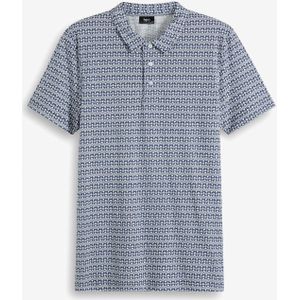 Poloshirt met comfort fit, korte mouwen en minimal print
