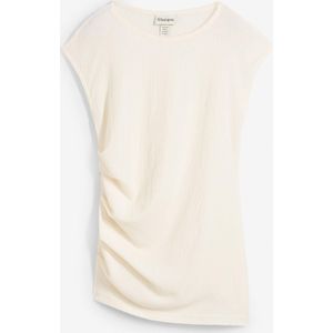 Shirt van gestructureerde crêpe