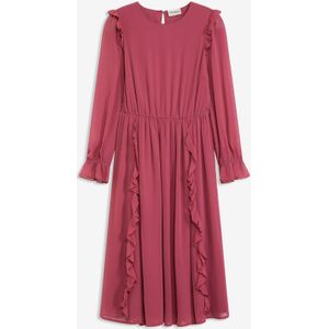 Chiffon jurk met volants