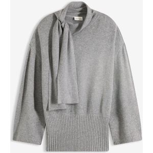 Oversized trui in een zachte viscosemix