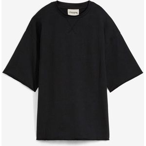 Lang sweatshirt van biologisch katoen