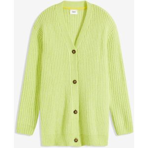 Grof gebreid vest in een zachte wolmix