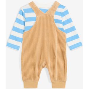 Baby longsleeve en tuinbroek (2-dlg. set)