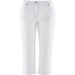 Cropped slim fit jeans, mid waist