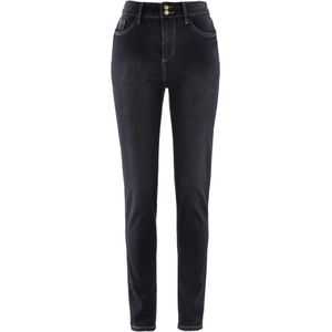 Slim jeans met high waist, classic