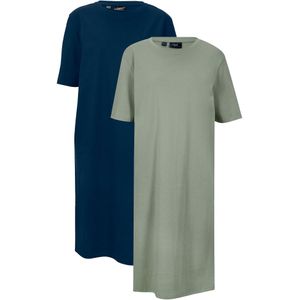 Oversized shirtjurk van katoen (set van 2)