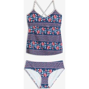 Tankini (2-dlg. set) met gekruiste bandjes