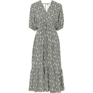 Maxi jurk van soepele viscose