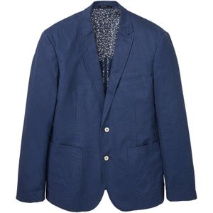 Colbert met linnen, regular fit