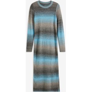 Gebreide jurk met kleurverloop