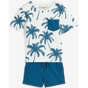 T-shirt en korte broek (2-dlg. set)