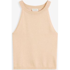 Gebreide top met metallic effect