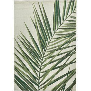 Binnen- en buitenkleed met palmbladeren