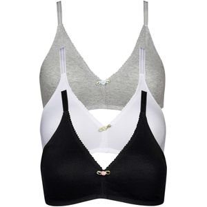 Bh zonder beugels met biologisch katoen (set van 3)