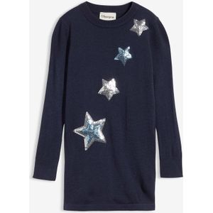 Fijn gebreide trui met pailletten