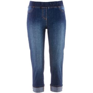 Slim fit jeans van katoen, mid waist