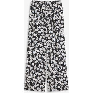 Palazzo broek van gestructureerde stof