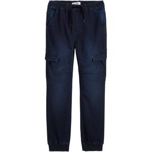 Jongens jeans met cargozakken, regular fit