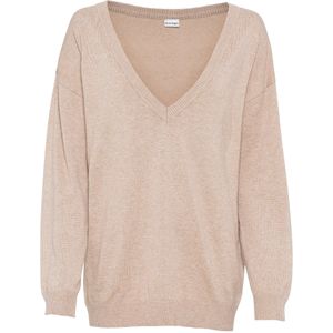 Oversized trui van een viscosemix