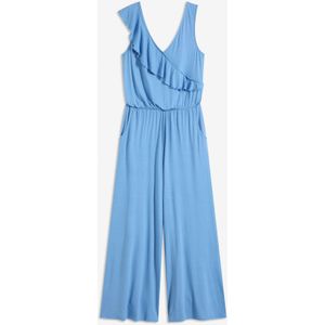 Jersey jumpsuit met volants