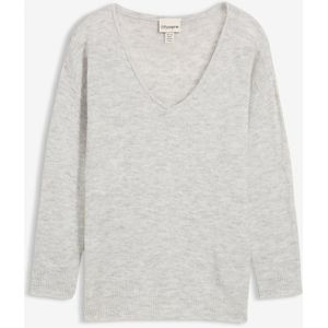 Lange oversized trui met splitten opzij