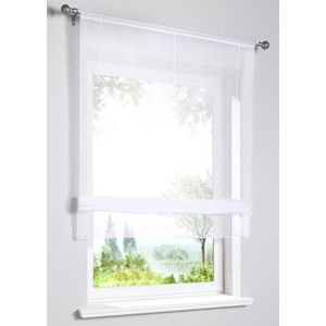 Vouwgordijn met rijgkoord