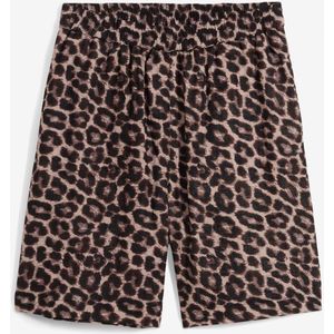 Wijde short van mousseline