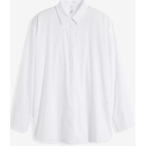 Oversized overhemdblouse