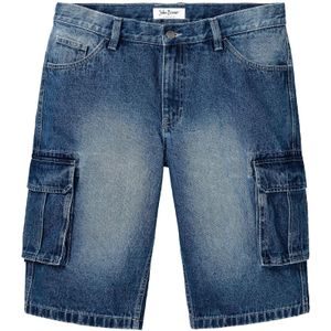 Cargo jeans bermuda, relaxed fit