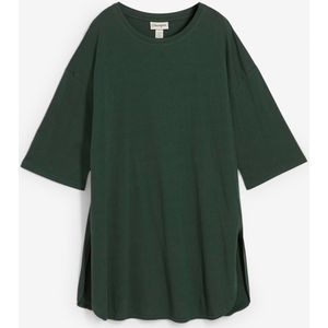 Oversized longshirt van biologisch katoen