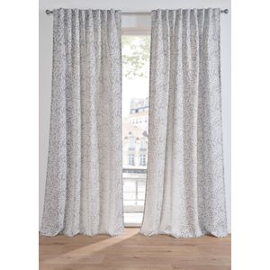 Jacquard gordijn met motief (1 stuk)