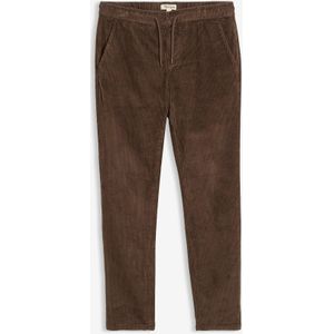 Regular fit thermo corduroy instapbroek met flanellen voering, straight