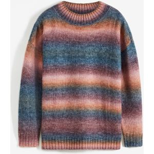 Trui met kleurverloop en wol