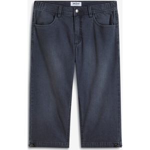 3/4 stretch jeans met comfortband, regular fit