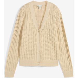 Ajour-vest met linnen