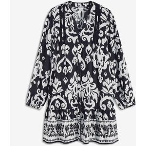 Tuniekjurk van vloeiende viscose