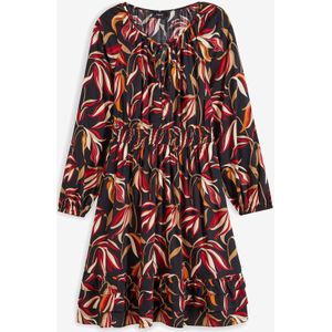 Jurk van soepele viscose