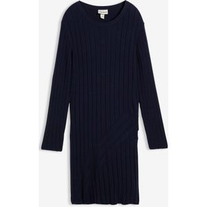 Gebreide jurk van een zachte viscosemix