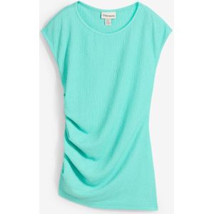 Shirt van gestructureerde crêpe