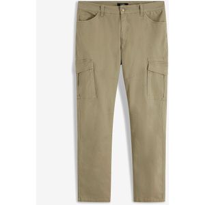 Slim fit stretch cargo broek, straight